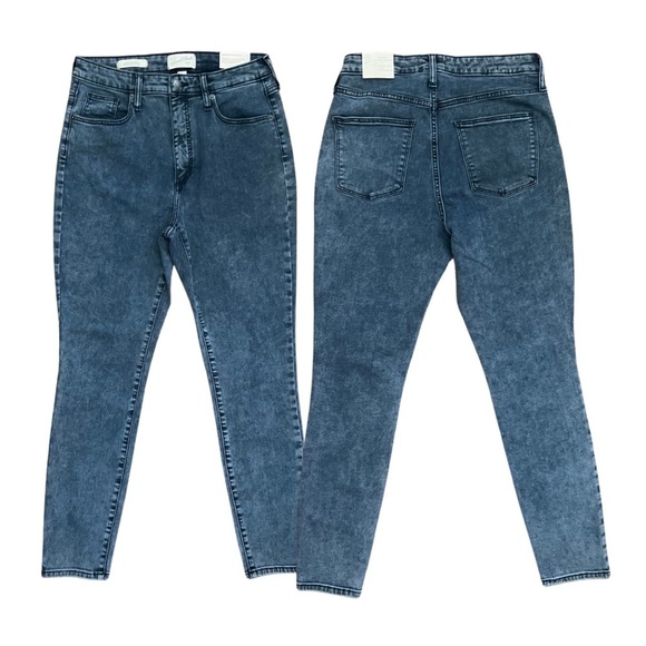 NWT Universal Thread Highest Rise Skinny Jean size 10 / 30 Dark Acid Wash - Picture 1 of 10